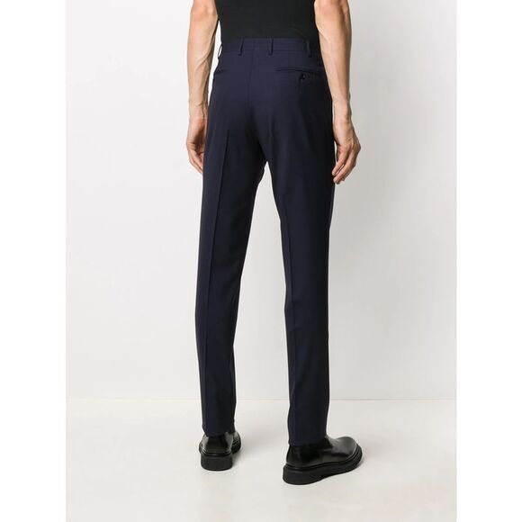 Canali Blue Trousers - Tailored Trousers Men